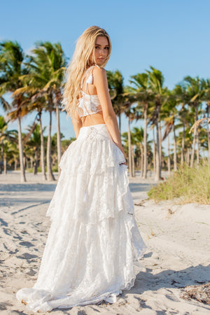 "Ibiza" Ruffled Skirt