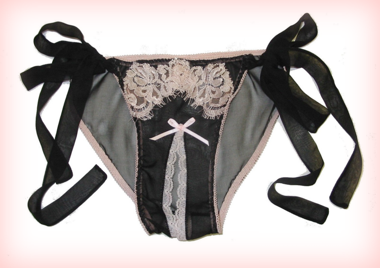 "French Maid" Ouvert Bow Bikini - Frances Smily
