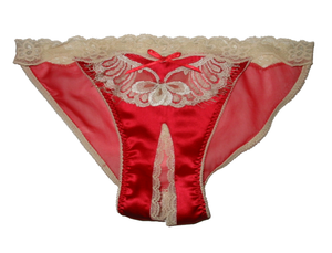 "Scarlett O"Hara" Ouvert Panty - Honeymoon Lingerie by Frances Smily